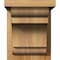 Ekena Millwork New Brighton Rough Sawn Corbel w/Backplate, Western Red Cedar, 8"W x 10"D x 10"H COR08X10X10NEB01RWR - alternate 3